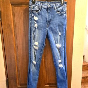 H & M Distressed Blue Jeans